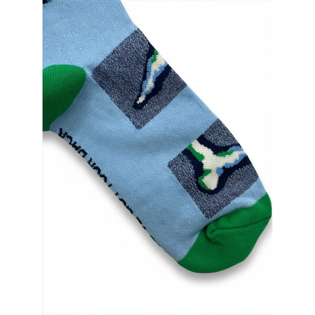 1 Pair FIGS Compression 'Skeleton' Socks Size Medium