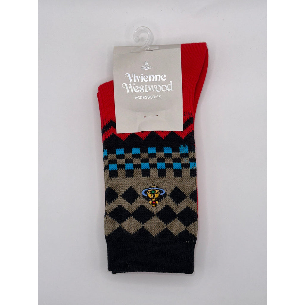 4 Pairs Vivienne Westwood Women's Socks, Medium US Size 6-9