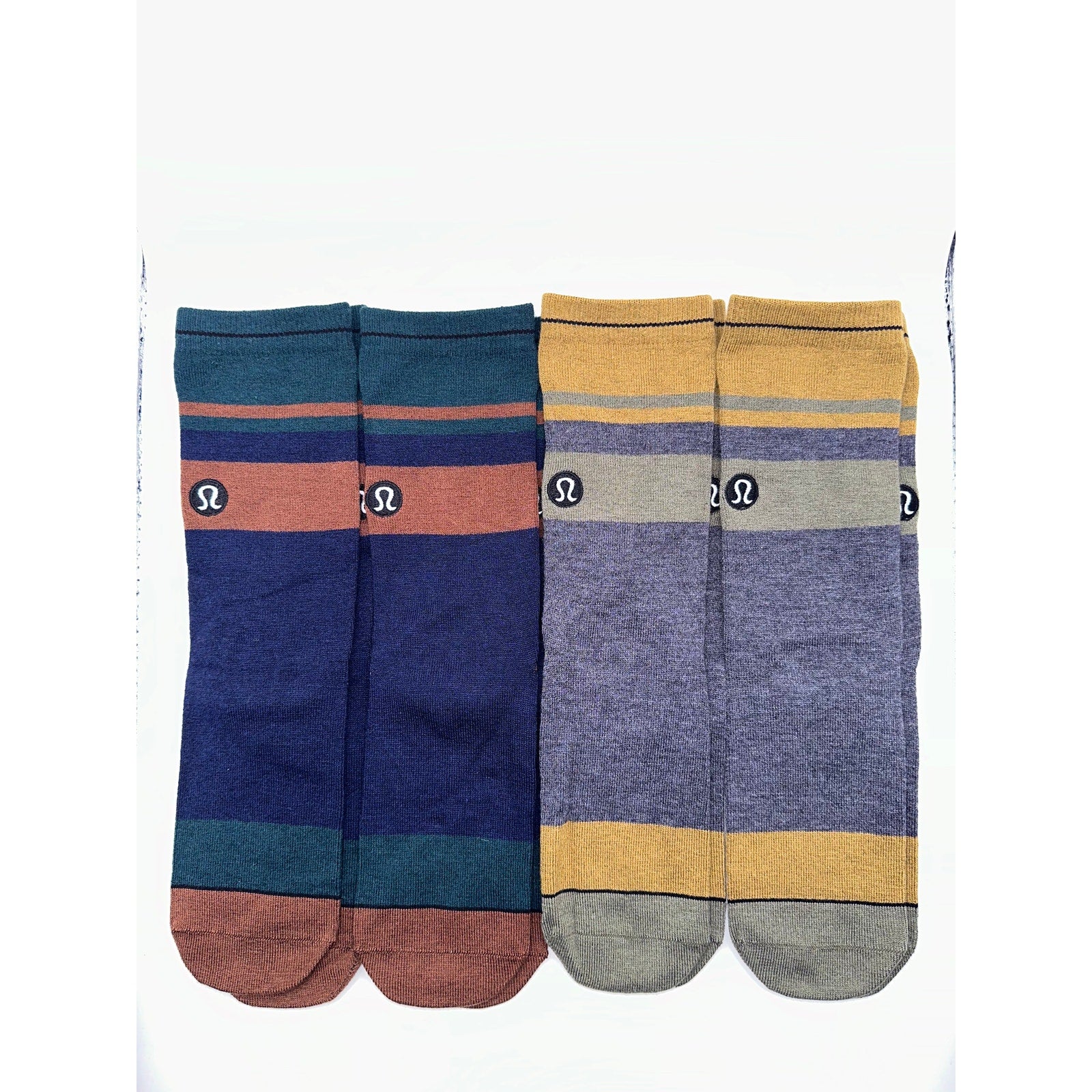 4 Pairs - Lululemon Athletic Crew Socks M/L 6.5–10.5 (US)