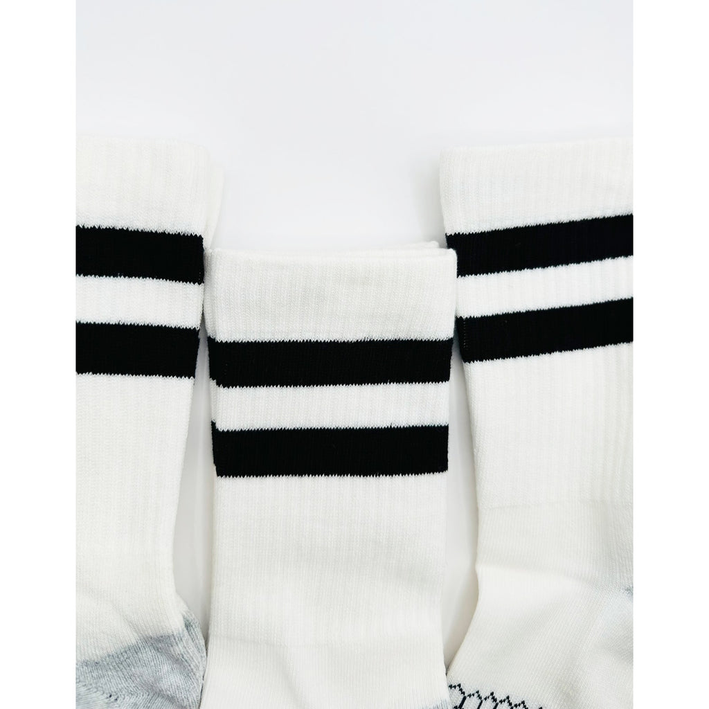 Bombas Women's Vintage Stripe Socks Large Half-Calf 3 pairs NWOT