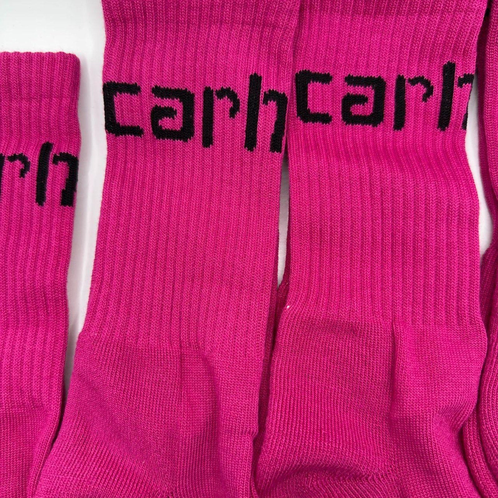 4 Pairs - Carhartt WIP Socks Magenta Crew Streetwear Large