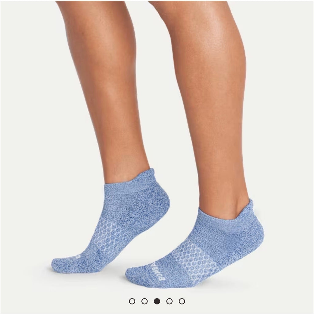 4 Pairs Bombas Women's Performance Ankle Socks Medium NWOT