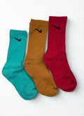 3 Pairs NIKE Everyday Plus Cushioned Crew Socks Colorful Dri-Fit Size Medium