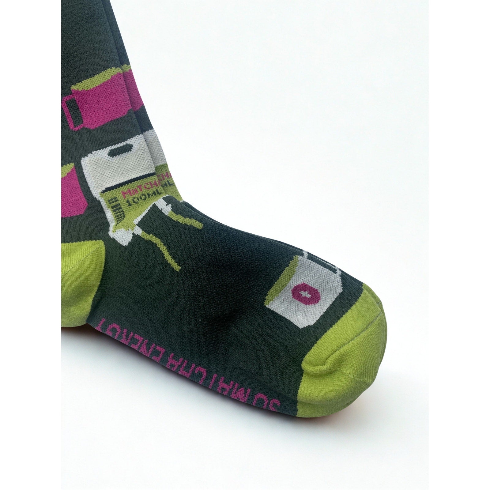 1 Pair FIGS Compression 'Matcha' Green Socks Size Medium