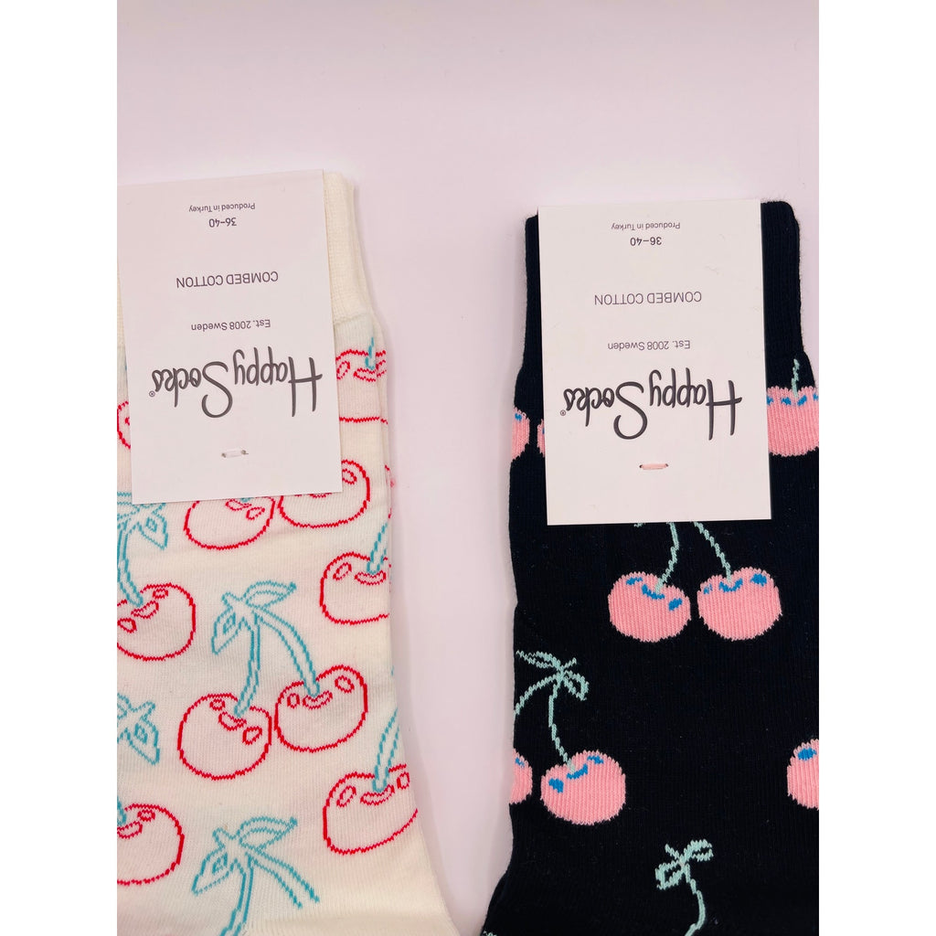 2 Pairs Happy Socks Size Medium Unisex NWT