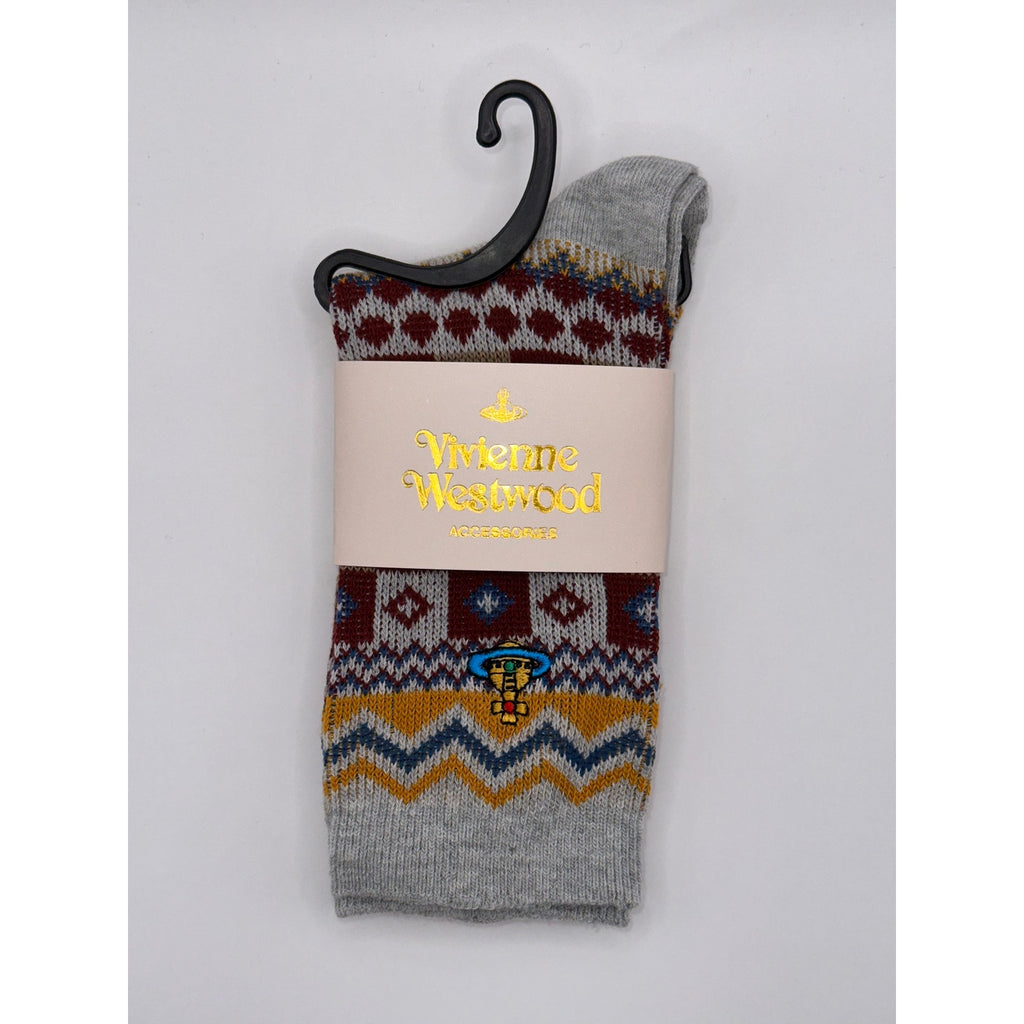 4 Pairs Vivienne Westwood Women's Socks, Medium US Size 6-9