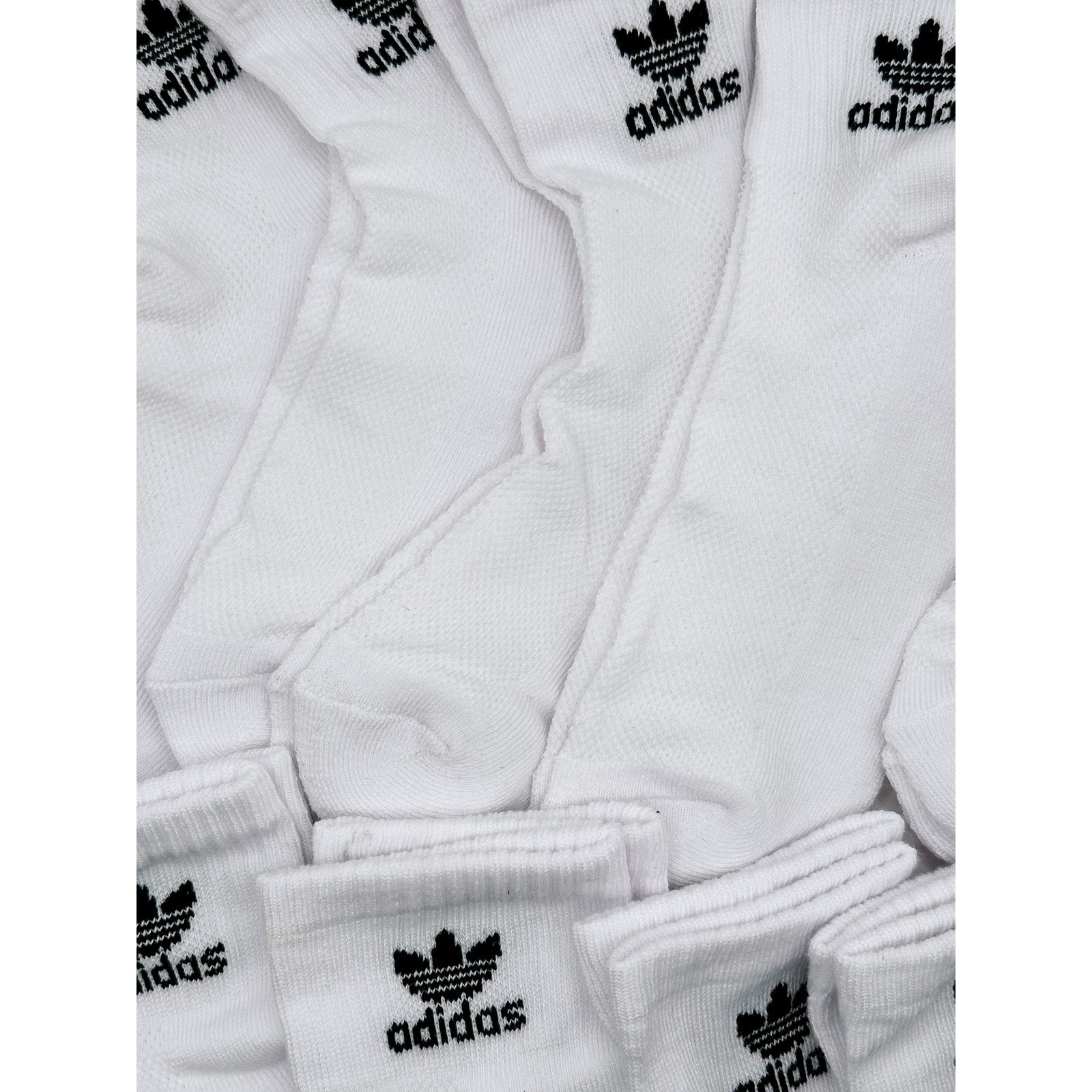 12 Pairs Adidas Everyday Essential Quarter Cut Socks L 8-12 Unisex