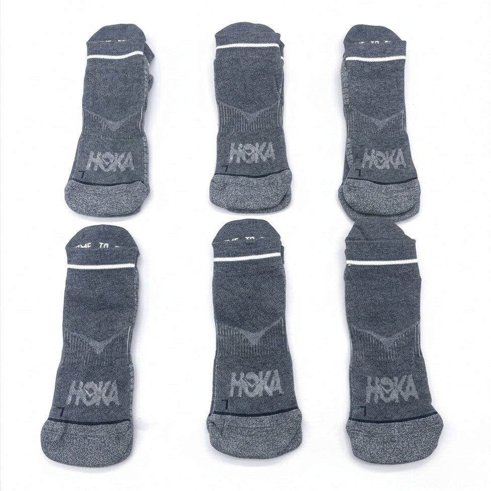 6 Pairs Women Men's HOKA No-show socks Size Large