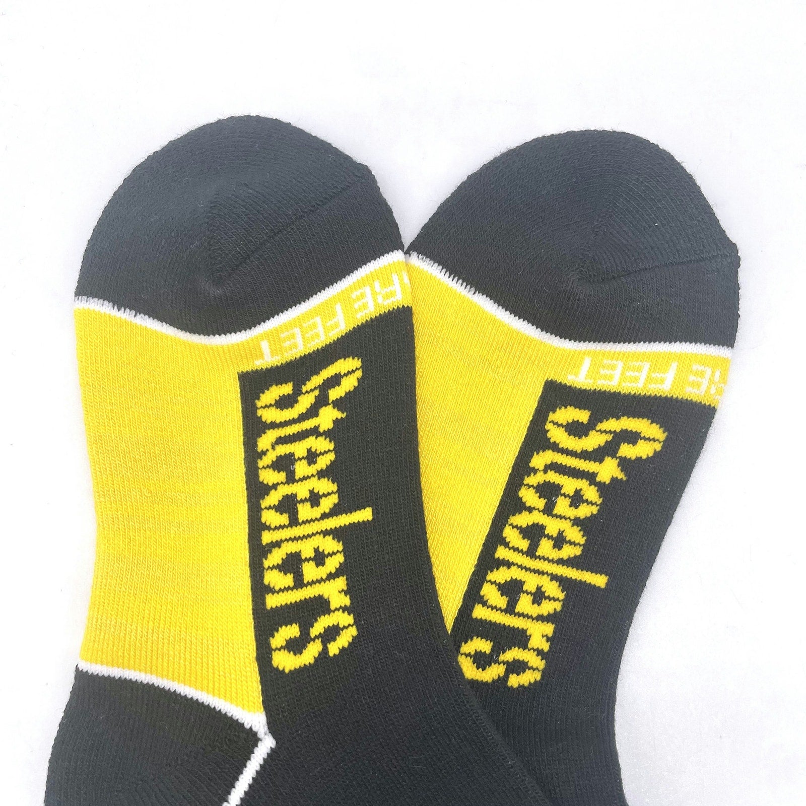 Bare Feet Pittsburgh Steelers "Lil' Deuce" Crew Socks Size Medium
