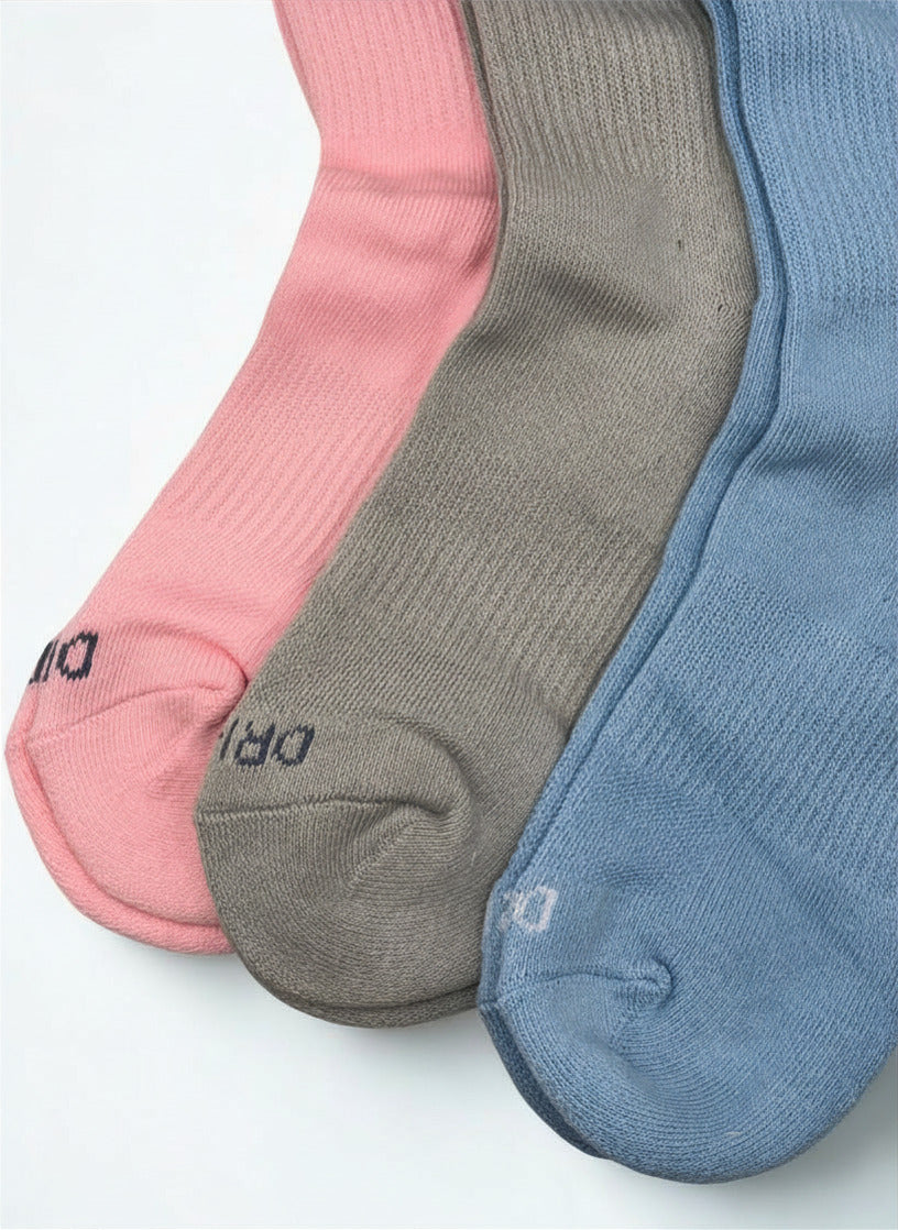 3 Pairs NIKE Everyday Plus Cushioned Crew Socks Colorful Dri-Fit Size Medium