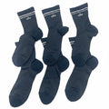 6 Pairs Alo Yoga Unisex Half Crew Performance Socks M/L fits sizes 8 – 11 Black