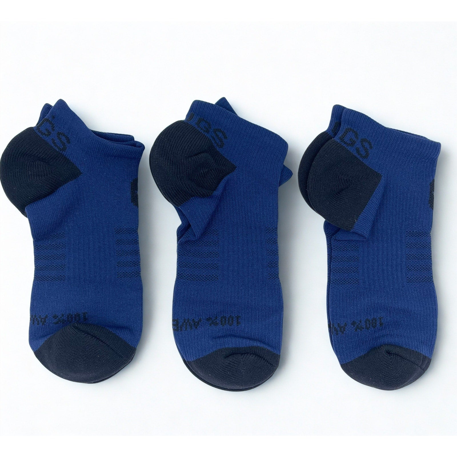 3 Pairs FIGS Compression  No-show Socks Size Medium