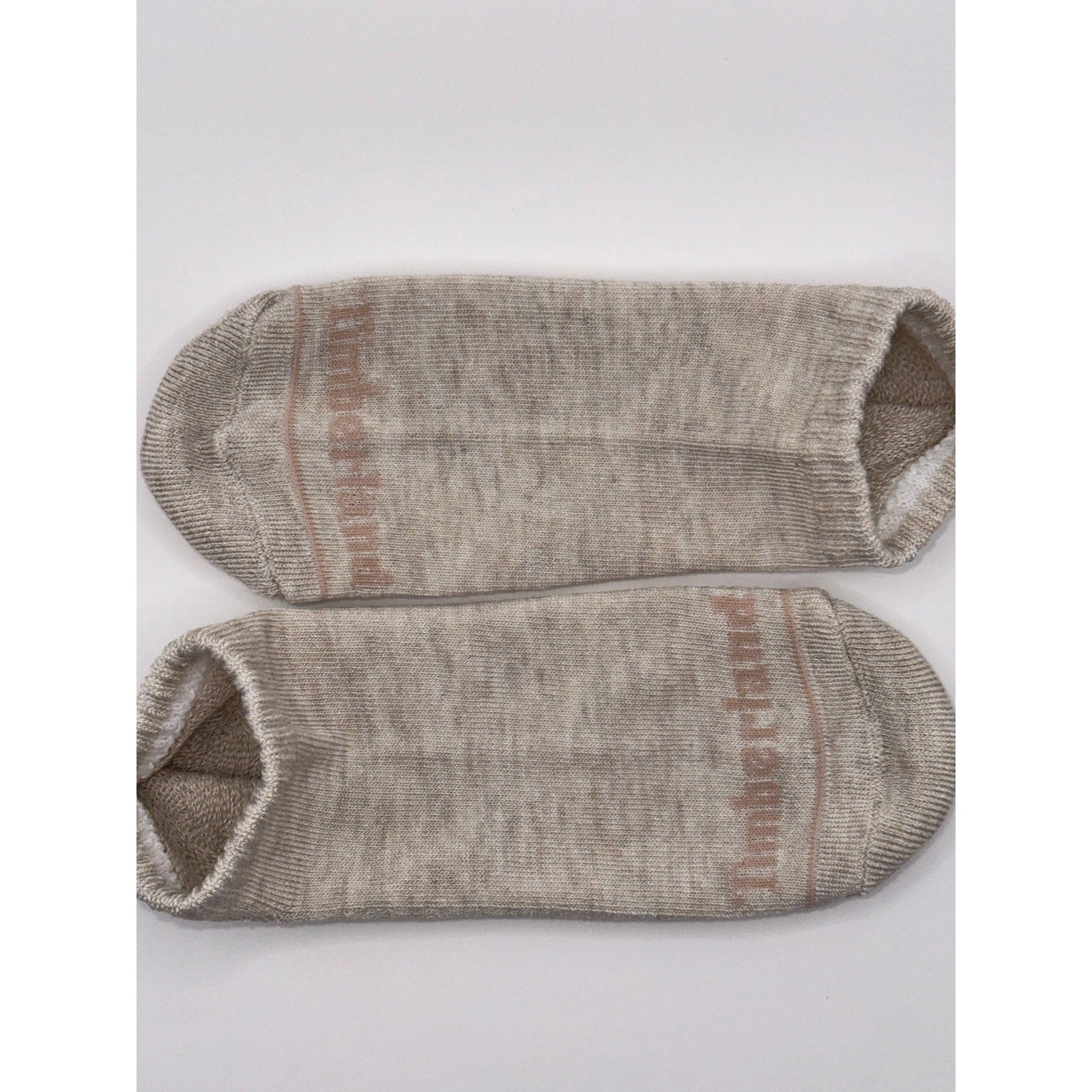 Timberland No Show Socks 6 Pairs - Full Cushion, Light Gray Medium