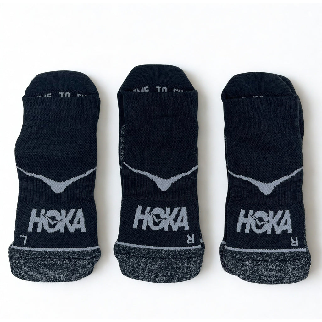3 Pairs HOKA Time To Fly No Show Socks  Unisex M , NWOT