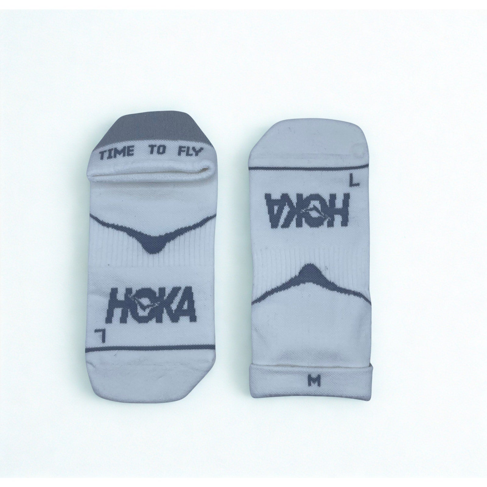3 Pairs HOKA Time To Fly No Show Socks  Unisex M , NWOT