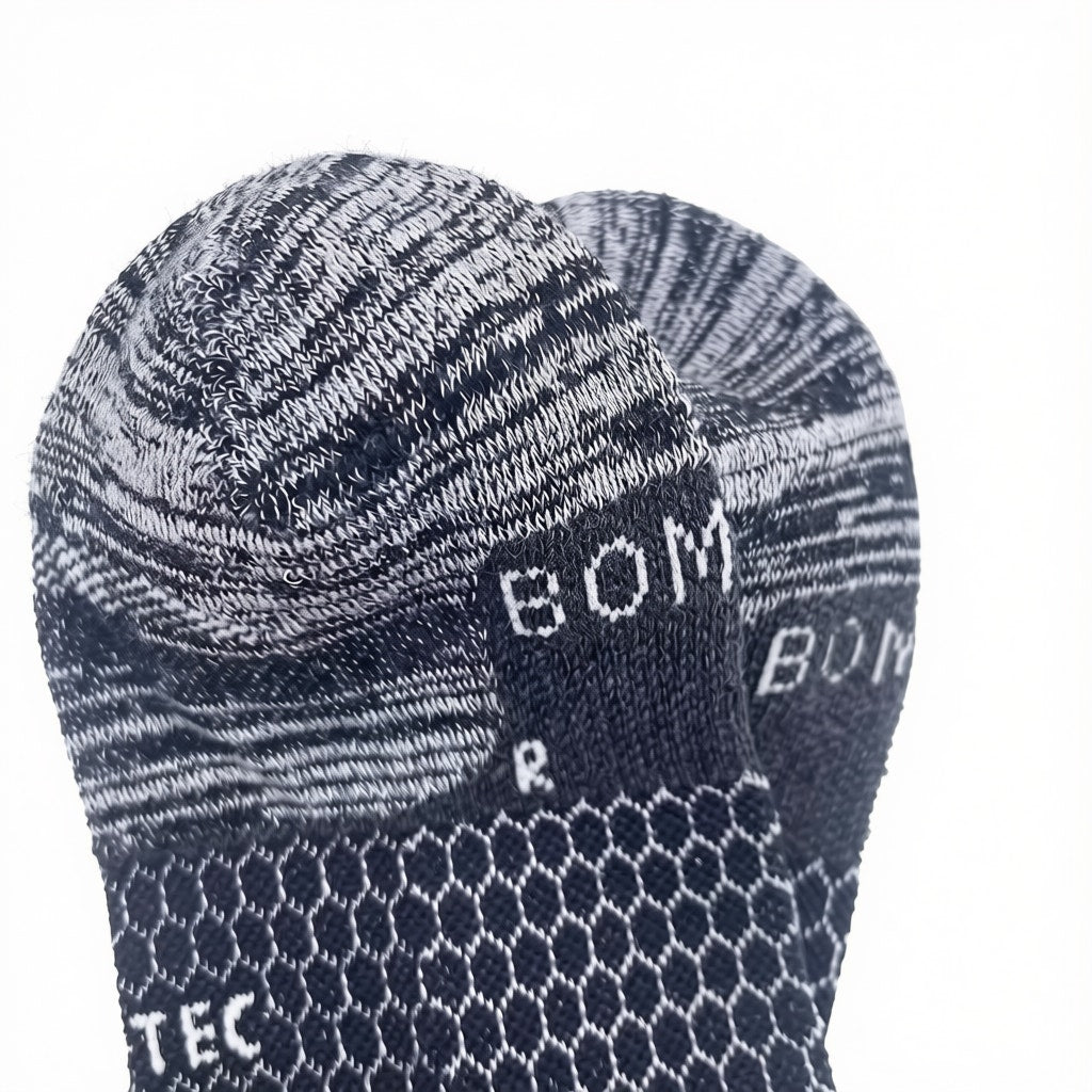 12 Pairs Bombas Performance Hextec Ankle Socks Large NWOT