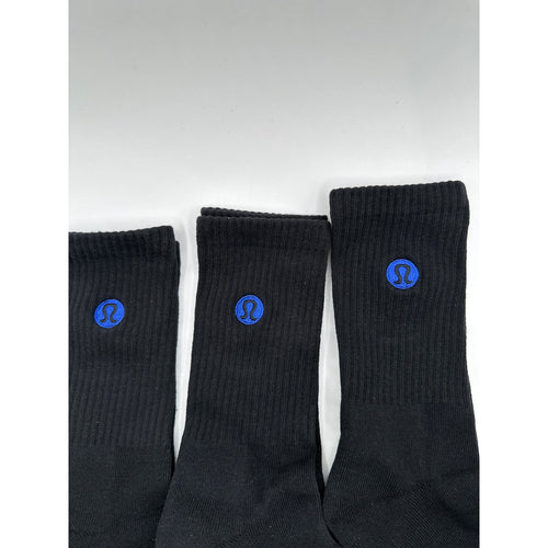 $1/Pair 3 Pairs Lululemon Unisex Daily Essential Crew Socks - M/L