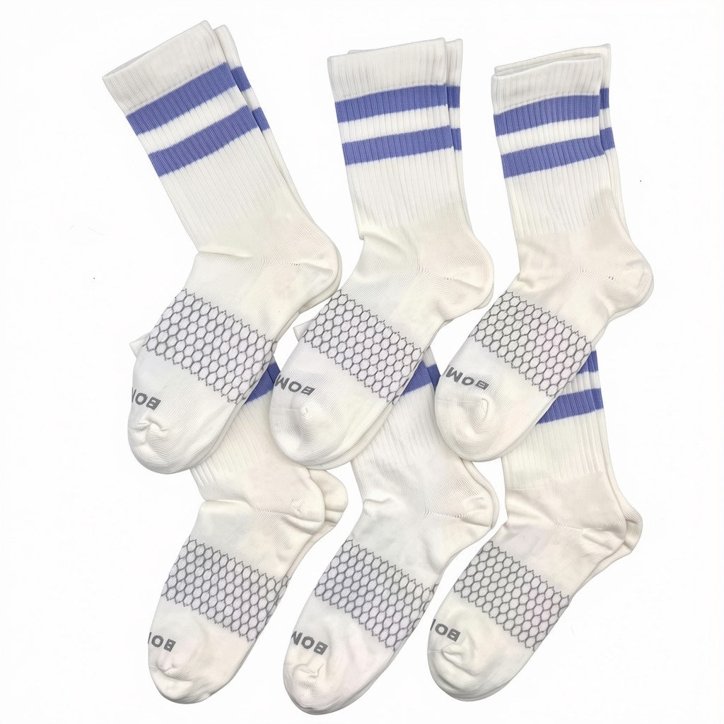 BOMBAS Honeycomb Quarter socks Size Medium 6 Pairs