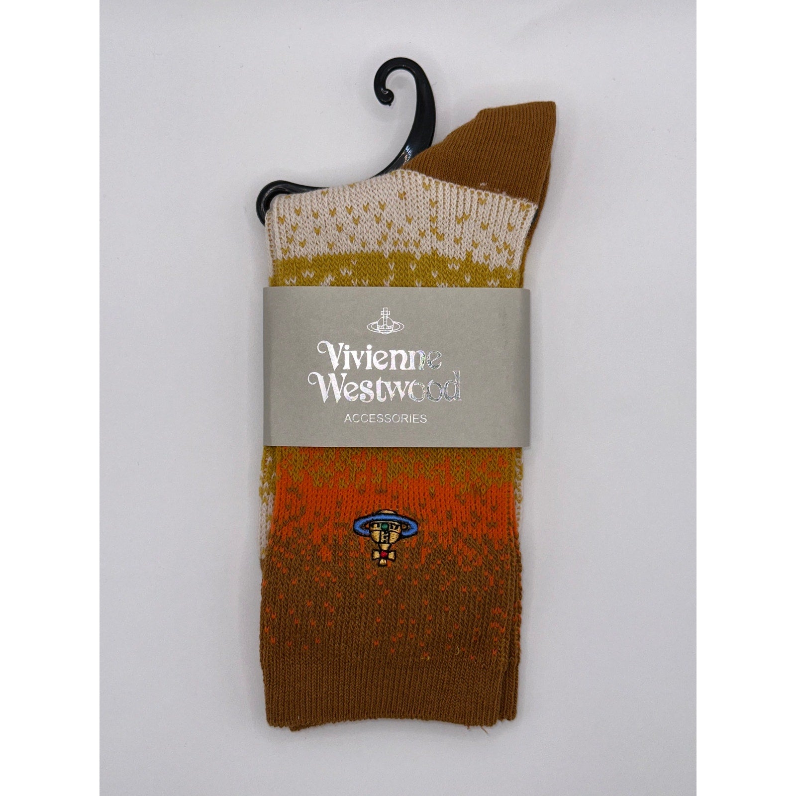 4 Pairs Vivienne Westwood Women's Socks, Medium US Size 6-9