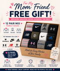 FREE 12-Pair Family Socks Gift Box | Top Brands for Mom, Dad & Kids