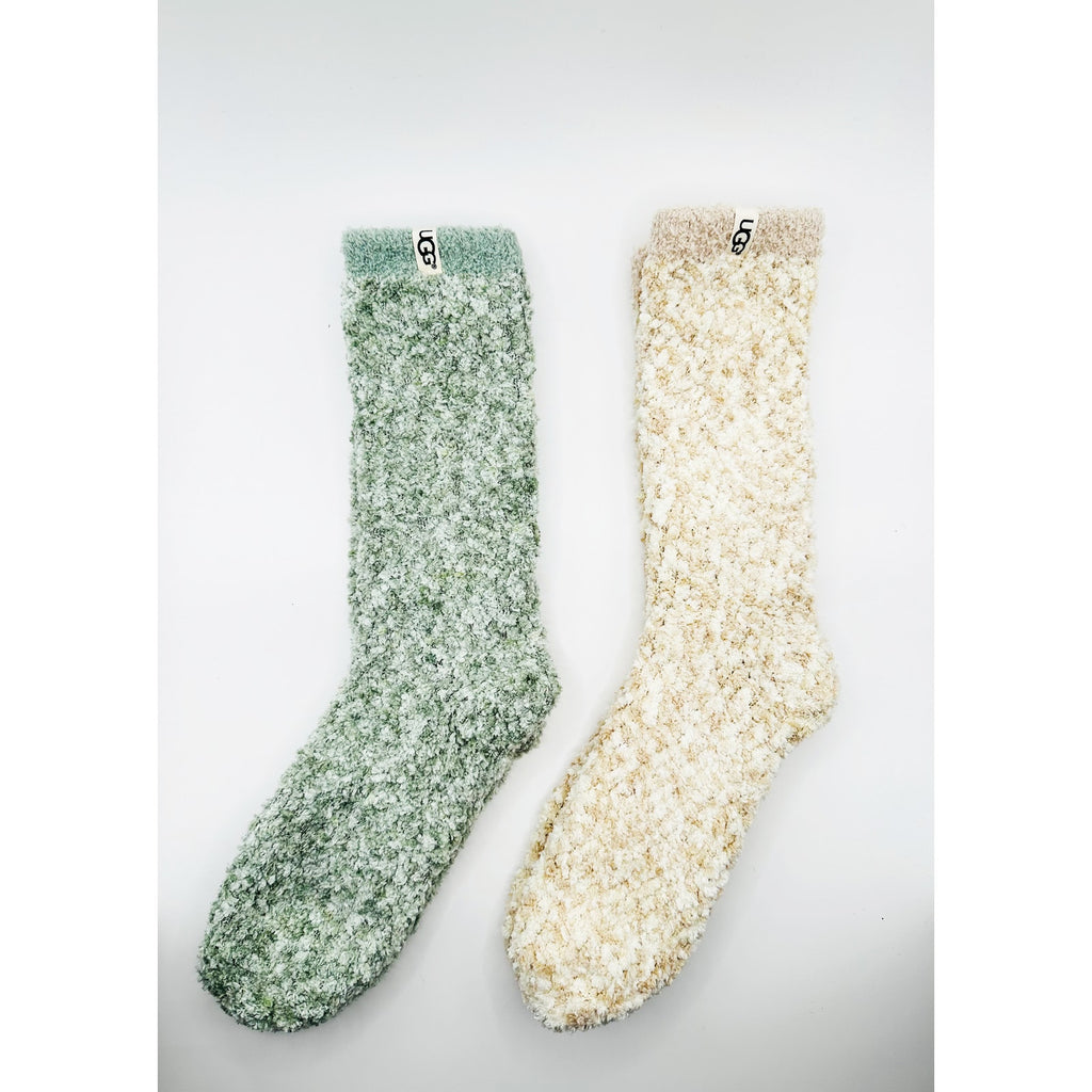 UGGS Fuzzy Cozy Socks One Size 2 Pairs Adult Women