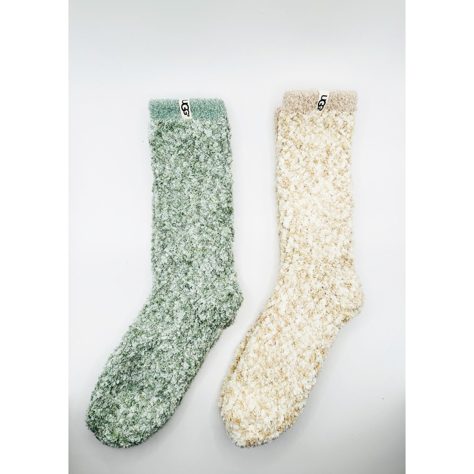UGGS Fuzzy Cozy Socks One Size 2 Pairs Adult Women