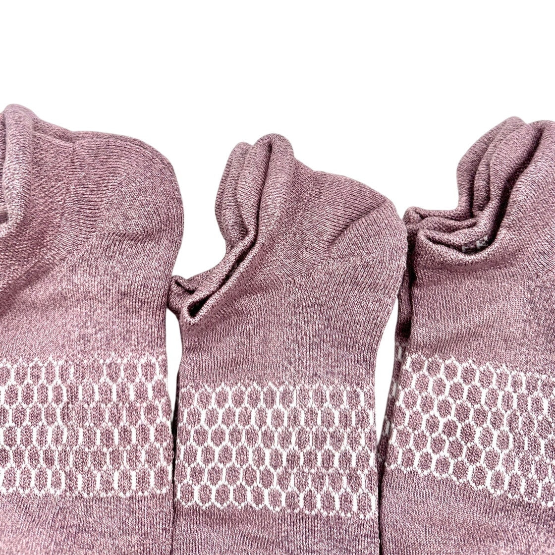 Bombas Women's Performance Ankle Socks Medium 3 pairs Berrry Plum NWOT