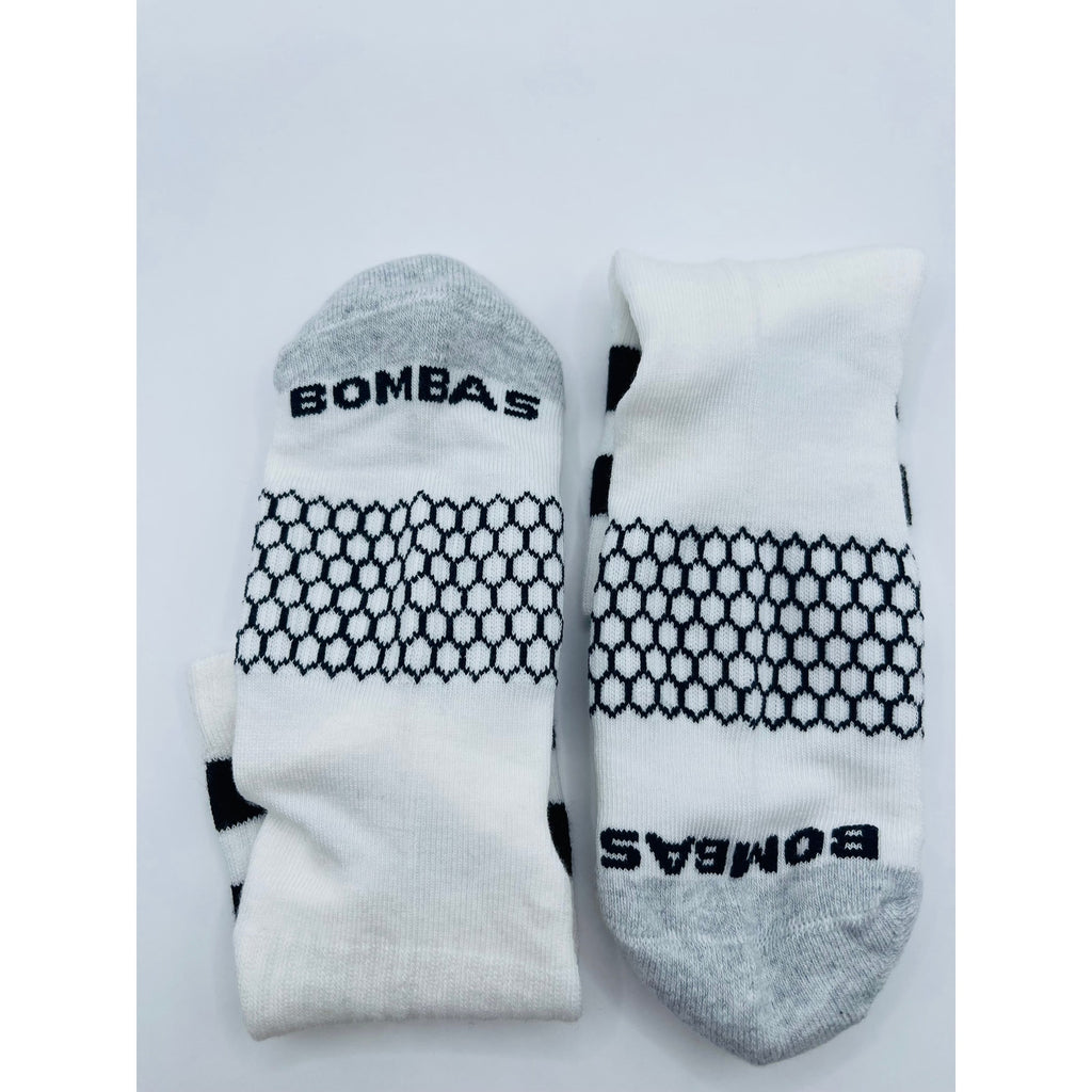4 Pairs Bombas Stripe Quarter Socks Size Medium 6-10
