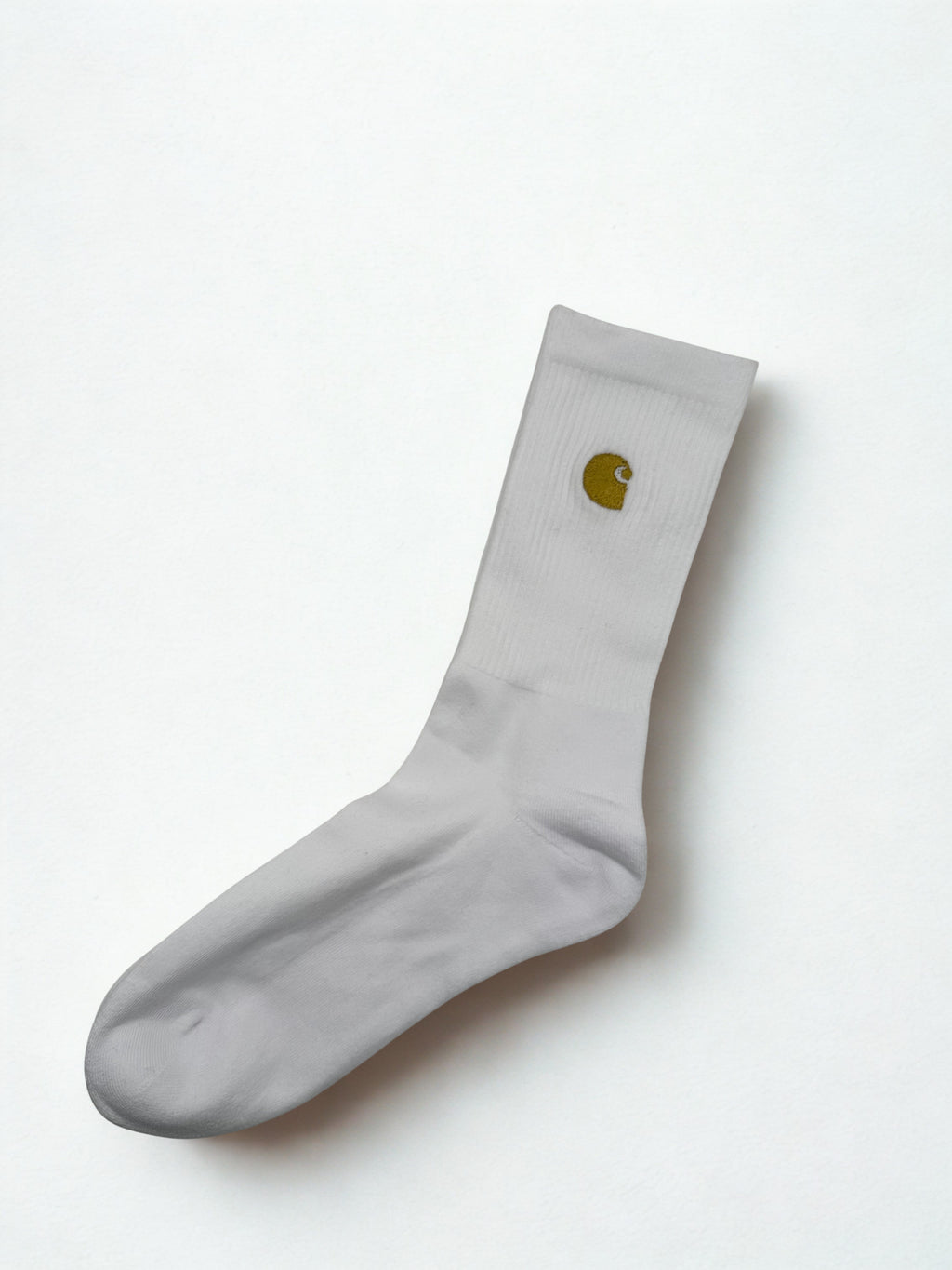 3 Pairs - Carhartt WIP Chase Socks Gold Logo Crew Streetwear Large