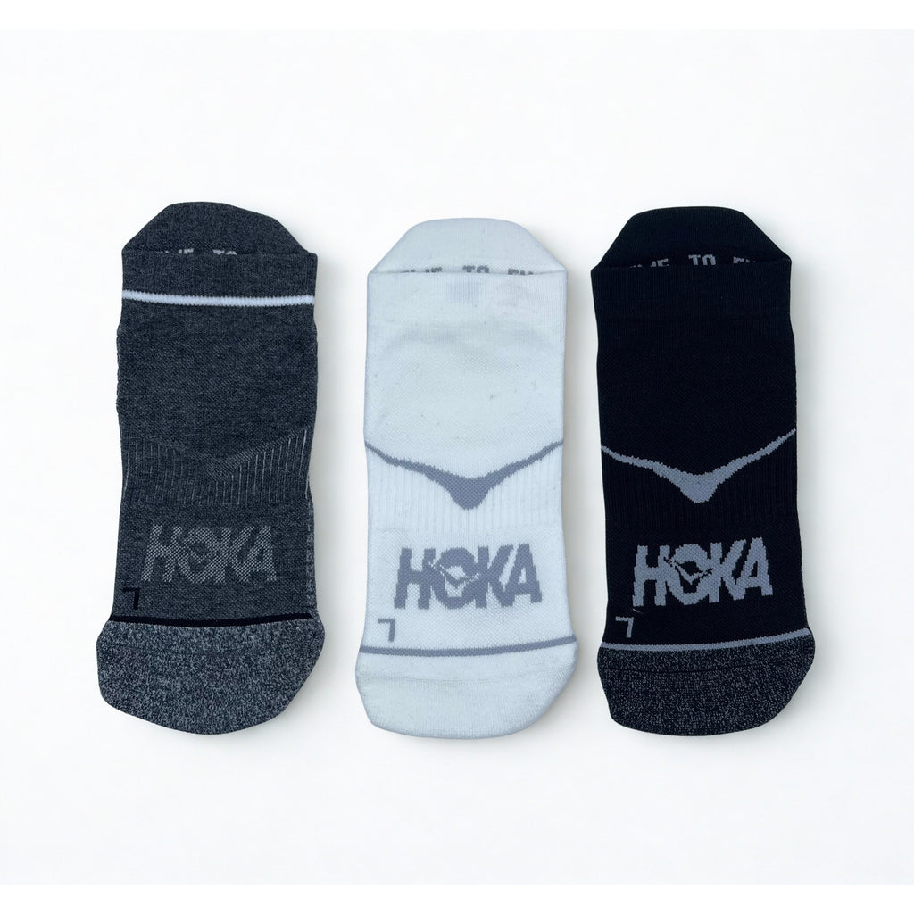 3 Pairs HOKA Time To Fly No Show Socks  Unisex M , NWOT