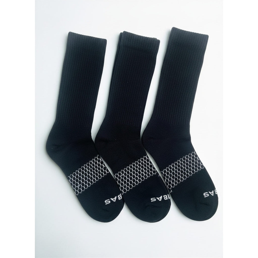 3 Pairs Bombas Daily Crew Socks Size Large 8-12