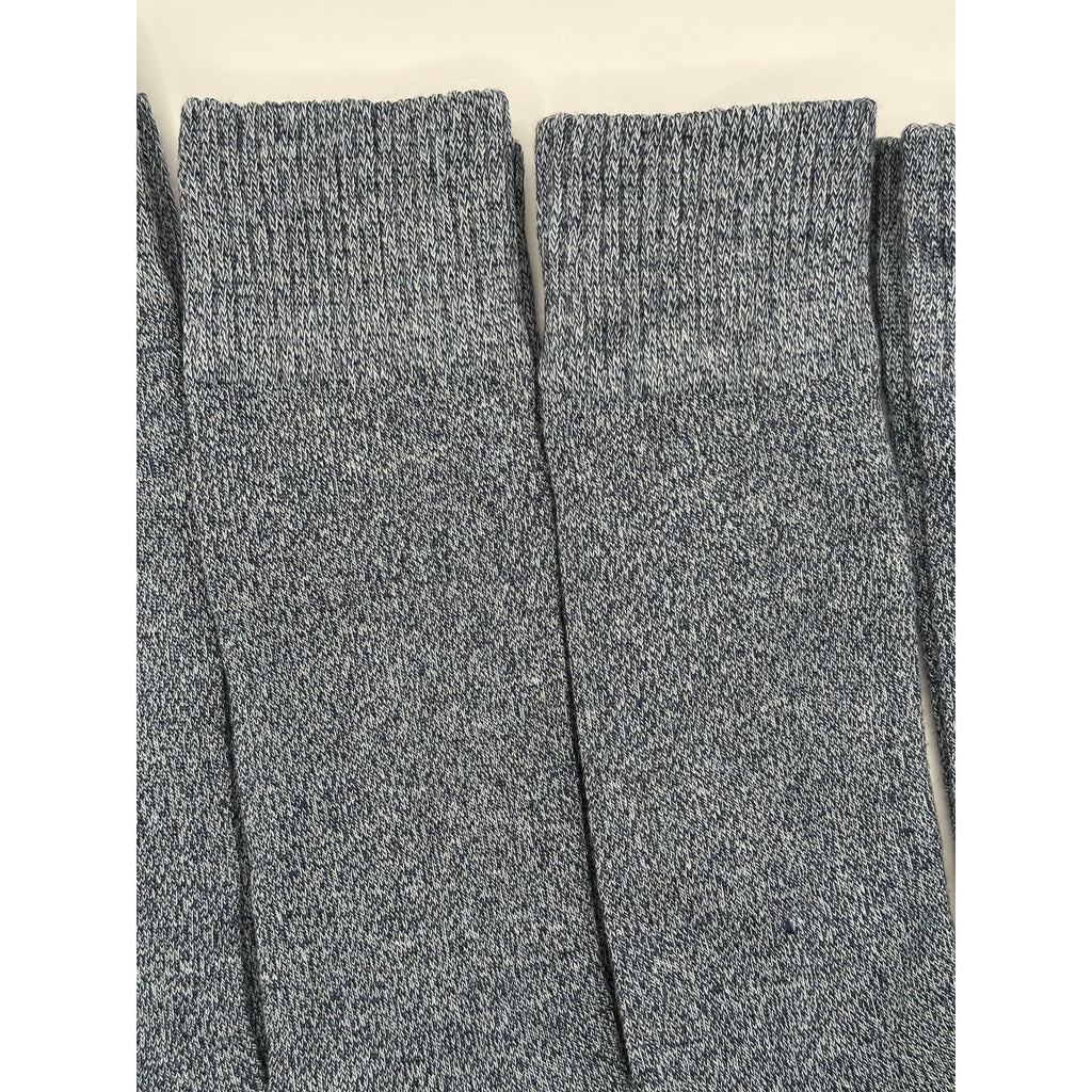 Timberland Unisex Cushioned Crew Socks 4 Pairs - Wool Blend, Dark Gray M-L