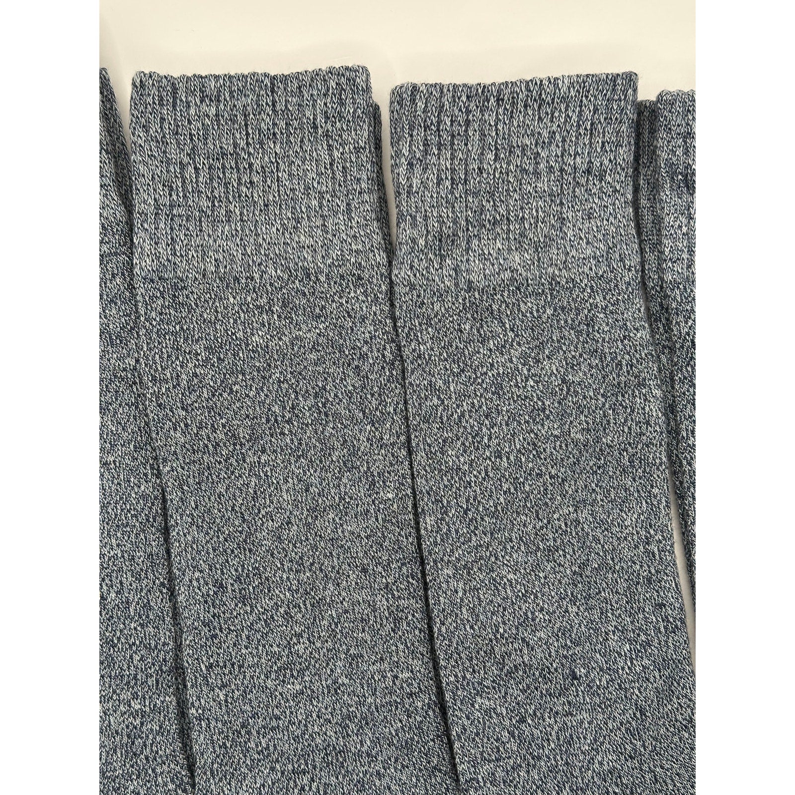 Timberland Unisex Cushioned Crew Socks 4 Pairs - Wool Blend, Dark Gray M-L