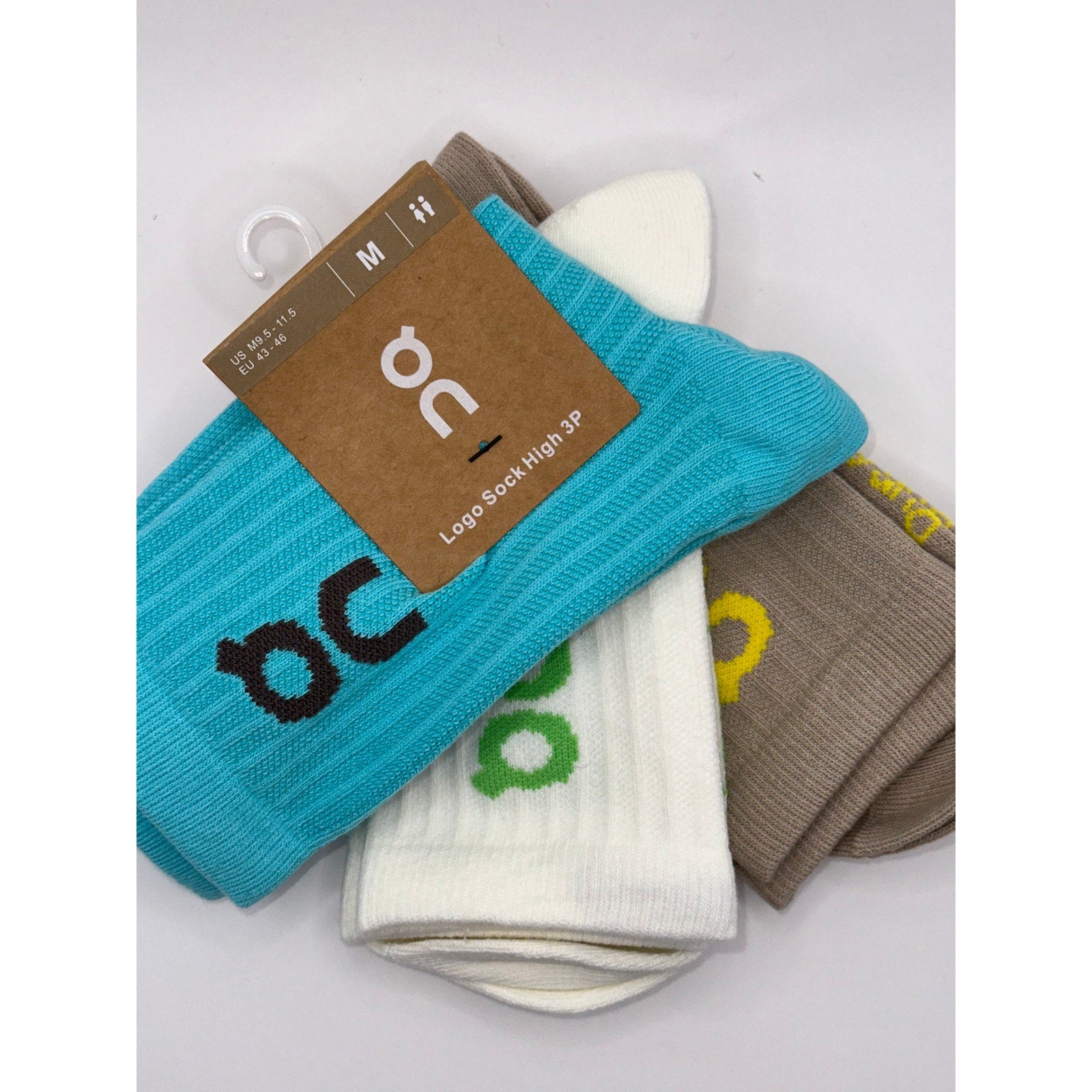 3 Pairs NWT On Cloud Socks Half-Calf Size Medium Unisex