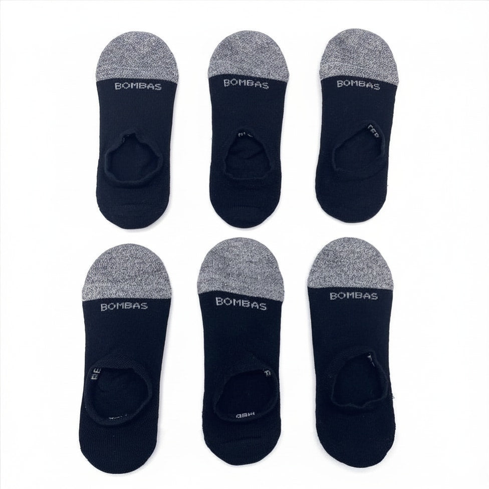 6 Pairs Women Men's Bombas No-show Socks Size Medium