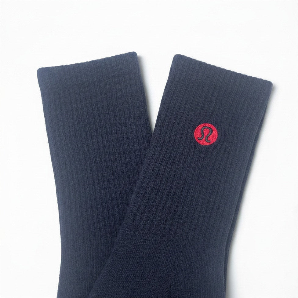 3 Pairs Lululemon Unisex Daily Essential Crew Socks - M/L