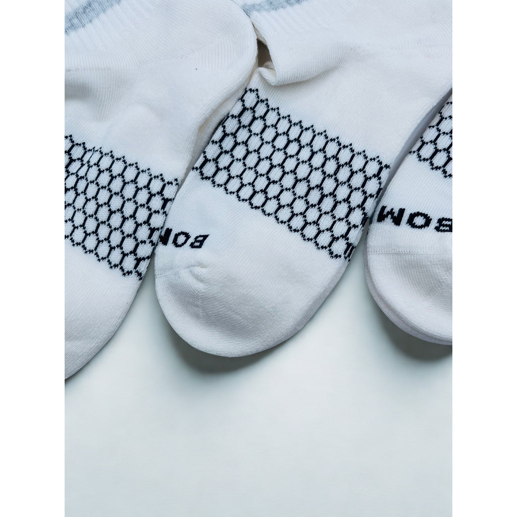 3 Pairs Bombas Quarter Socks Size Medium 6-10