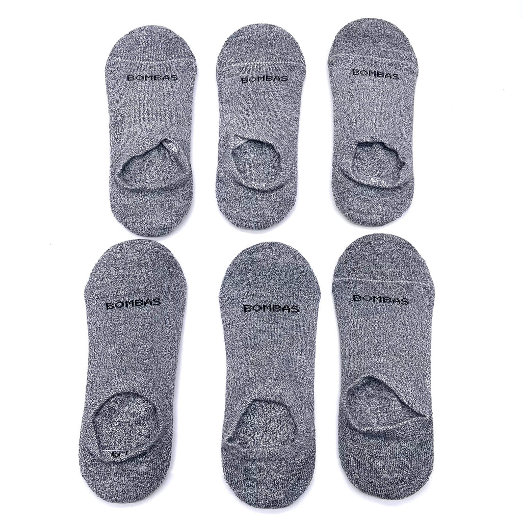 6 Pairs Women Men's BOMBAS No-show socks Size Large