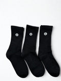 $2/Pair 3 Pairs - Lululemon Cotton Daily Essential Socks Crew M/L 6.5–10.5 (US)