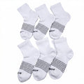 6 Pairs Women Men's BOMBAS Honeycomb Quarter Socks Size Medium