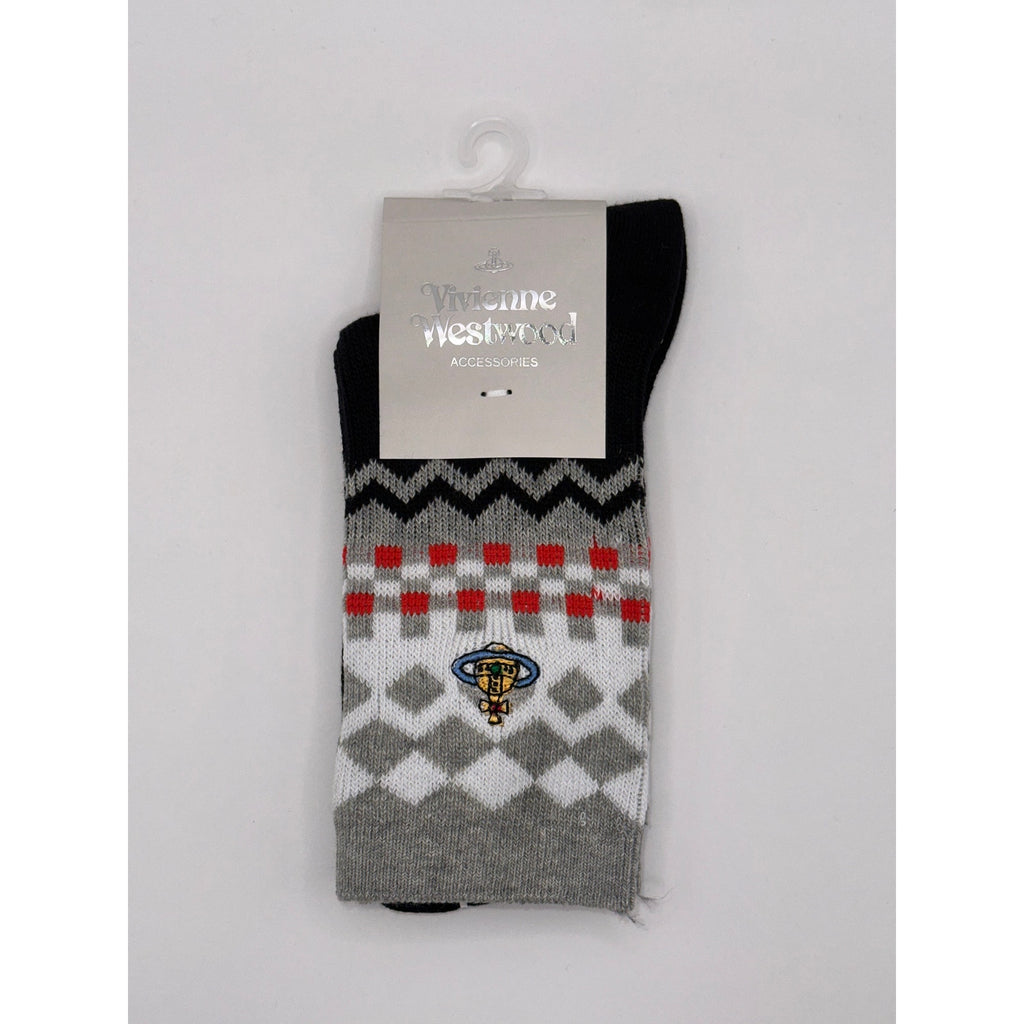 4 Pairs Vivienne Westwood Women's Socks, Medium US Size 6-9