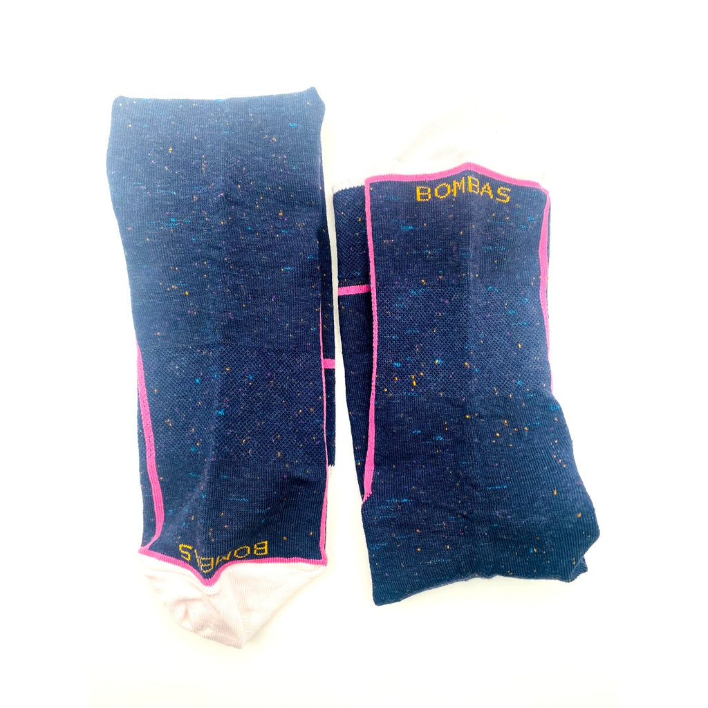 2 Pairs Bombas Lightweight Knit Crew Socks NWOT