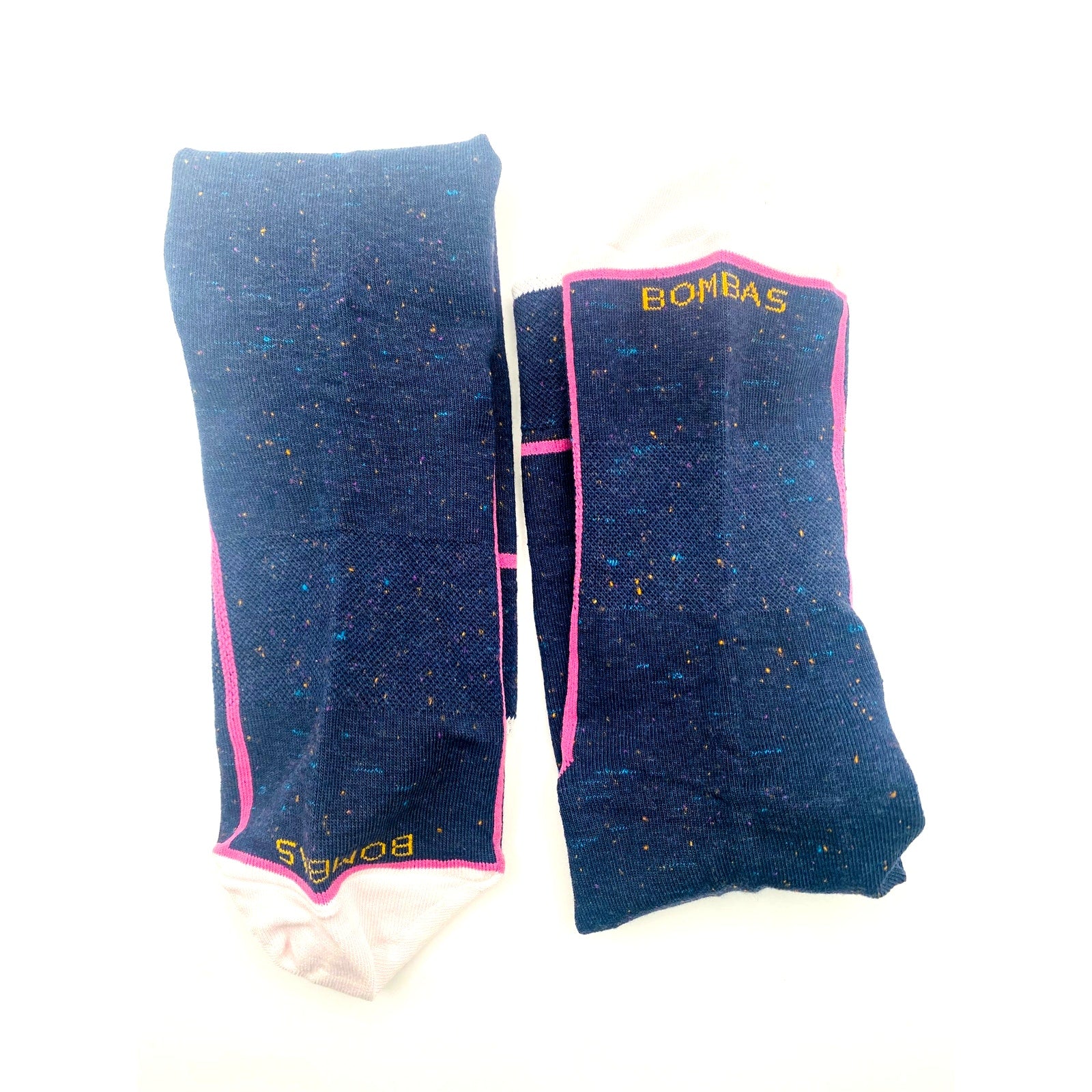 2 Pairs Bombas Lightweight Knit Crew Socks NWOT