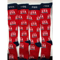 4 Pairs FIGS Compression Socks Red & Black USA 100% Awesome Size Medium