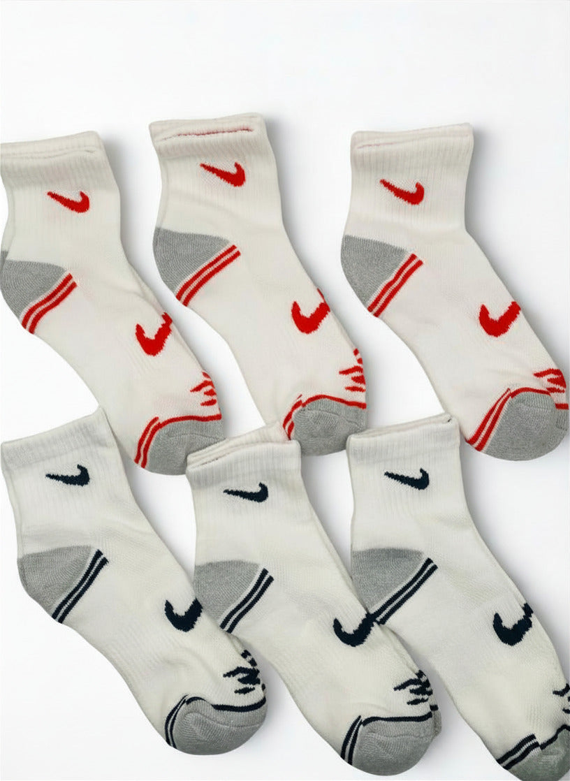 6 Pairs NWOT Nike Russell Wilson Kids' Ankle Socks - 6 Pack