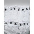 12 Pairs Adidas Everyday Essential Quarter Cut Socks L 8-12 Unisex