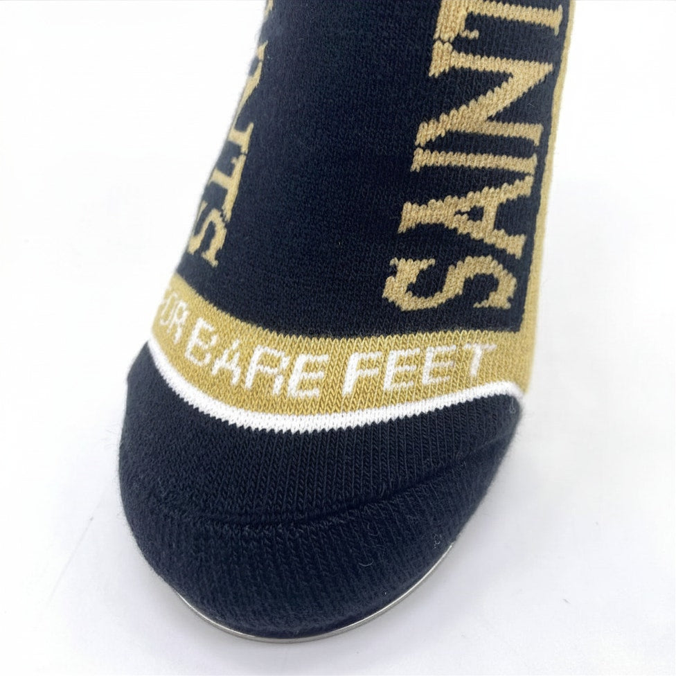 Bare Feet New Orleans Saints Crew Socks Size Medium