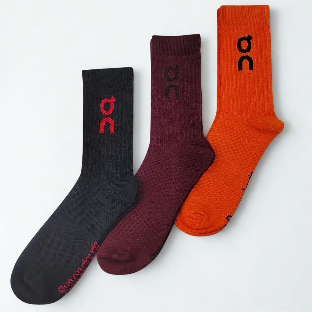 3 Pairs NWT On Cloud Socks Half-Calf Size Medium Unisex