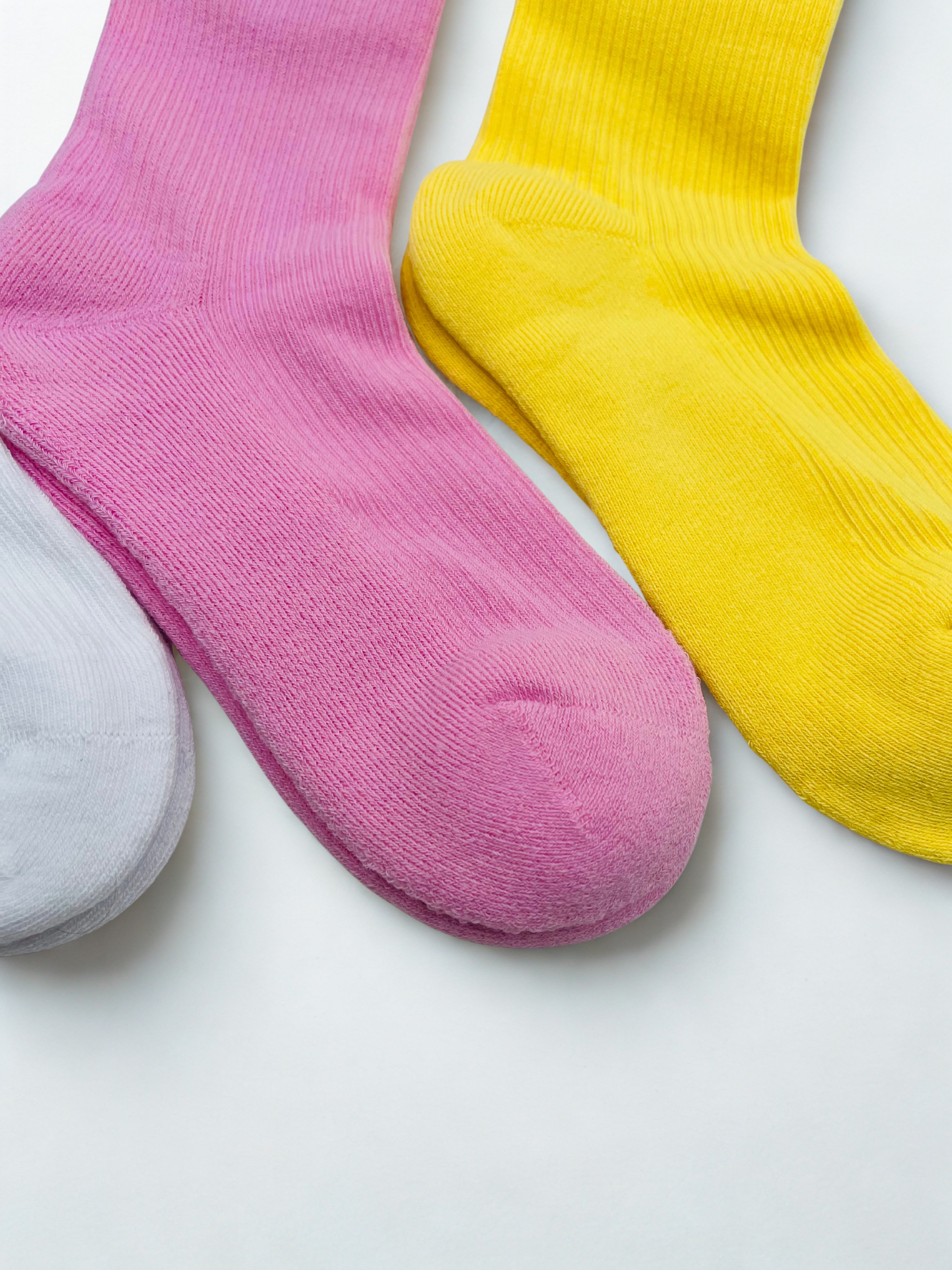 3 Pairs Alo Yoga Women's Lettuce Edge Sock Medium
