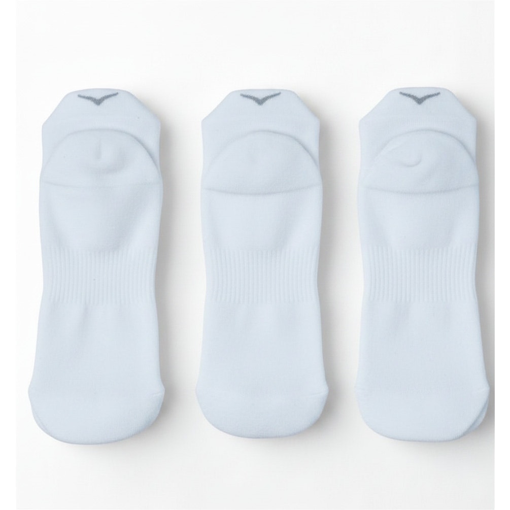 3 Pairs HOKA Time To Fly No Show WHITE Socks  Unisex L , NWOT